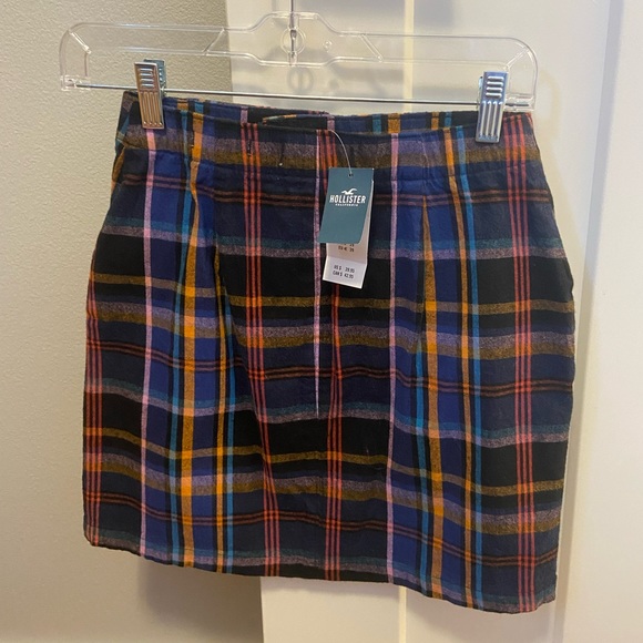 Plaid Hi Rise Mini Skirt - Picture 2 of 2